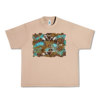 Burro western leopards and turquoise with cowhide background Urban Heavy Tee - Artiststas