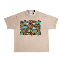 French Oak western leopards and turquoise with cowhide background Urban Heavy Tee - Artiststas