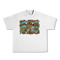 Lunar Rock western leopards and turquoise with cowhide background Urban Heavy Tee - Artiststas