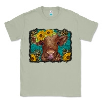 Matcha western leopard buffalo plaid baby highland cow Classic Tee - BarkalooDesign