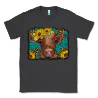 Smoke western leopard buffalo plaid baby highland cow Classic Tee - BarkalooDesign