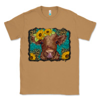 Toasted Coconut western leopard buffalo plaid baby highland cow Classic Tee - BarkalooDesign