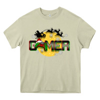 Mossy Christmas gamer Heavy Core Tee - BarkalooDesign