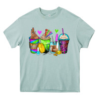 Arona nail art coffee cups Heavy Core Tee - Zillion Design Studio