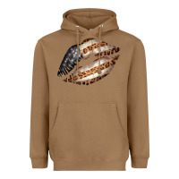 Toasted Coconut Vintage American Flag With Leopard Pattern Heavyweight Hoodie - Bettercallsaul