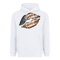 White Vintage American Flag With Leopard Pattern Heavyweight Hoodie - Bettercallsaul
