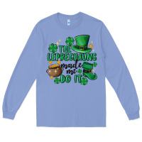 Colony Blue the leprechauns made me do it Long Sleeve Tee - MaliasSmallBusiness