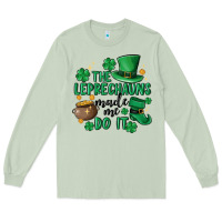 Matcha the leprechauns made me do it Long Sleeve Tee - MaliasSmallBusiness