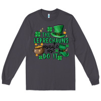 Smoke the leprechauns made me do it Long Sleeve Tee - MaliasSmallBusiness