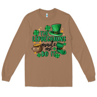 Toasted Coconut the leprechauns made me do it Long Sleeve Tee - MaliasSmallBusiness