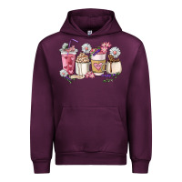 Mauve Wine Mama coffee cup mother's day Urban Hoodie - HowdyJamesFarm