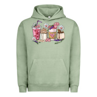Pigment Oil Green Mama coffee cup mother's day Urban Hoodie - HowdyJamesFarm