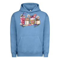 Pigment Pebble Blue Mama coffee cup mother's day Urban Hoodie - HowdyJamesFarm