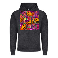 Vintage Arctic halloween witchy pumpkin seamless pattern Vintage Hoodie - BundleAndBundleShop