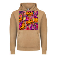 Vintage Camel halloween witchy pumpkin seamless pattern Vintage Hoodie - BundleAndBundleShop