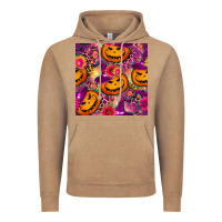 Vintage Coffee halloween witchy pumpkin seamless pattern Vintage Hoodie - BundleAndBundleShop