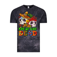 Cloud Black mexican day of the dead Vintage Tee - AdoDesignShop