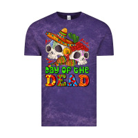 Cloud Purple mexican day of the dead Vintage Tee - AdoDesignShop