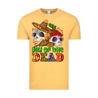 Vintage Mustard mexican day of the dead Vintage Tee - AdoDesignShop