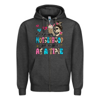 Charcoal Heather surviving motherhood one coffee at a time Zipper Hoodie - MaliasSmallBusiness