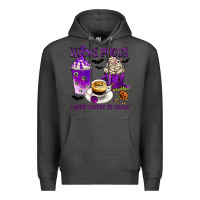 Charcoal Heather Hocus Pocus I Need Coffee to Focus Premium Hoodie - texasbilliewilder