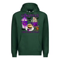 Sports Green Hocus Pocus I Need Coffee to Focus Premium Hoodie - texasbilliewilder