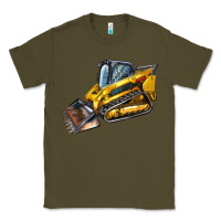 Army Green Compact Track Loader Classic Tee - LillyAllenDesigns