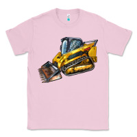 Bubblegum Pink Compact Track Loader Classic Tee - LillyAllenDesigns