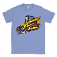 Colony Blue Compact Track Loader Classic Tee - LillyAllenDesigns