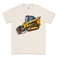 Natural Compact Track Loader Classic Tee - LillyAllenDesigns