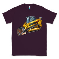 Plum Compact Track Loader Classic Tee - LillyAllenDesigns