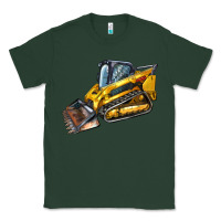 Sports Green Compact Track Loader Classic Tee - LillyAllenDesigns