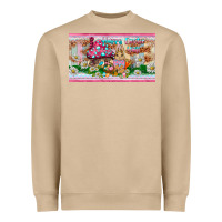 Mushroom happy easter y'all rabbit sippy cup Heavyweight Sweatshirt - BarkalooDesign