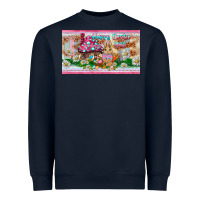 Navy happy easter y'all rabbit sippy cup Heavyweight Sweatshirt - BarkalooDesign