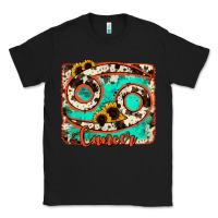 Black cancer turquoise cowhide Classic Tee - RanaPortraitStore