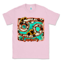 Bubblegum Pink cancer turquoise cowhide Classic Tee - RanaPortraitStore