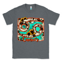 Charcoal Heather cancer turquoise cowhide Classic Tee - RanaPortraitStore