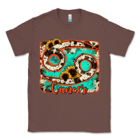 Chestnut cancer turquoise cowhide Classic Tee - RanaPortraitStore