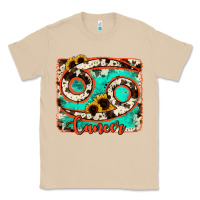 Mushroom cancer turquoise cowhide Classic Tee - RanaPortraitStore