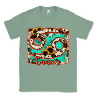 Sage cancer turquoise cowhide Classic Tee - RanaPortraitStore