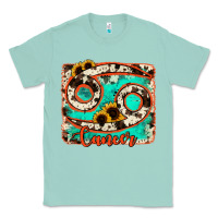Seafoam cancer turquoise cowhide Classic Tee - RanaPortraitStore
