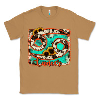 Toasted Coconut cancer turquoise cowhide Classic Tee - RanaPortraitStore