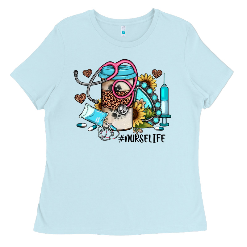 Nurse Life Western Sunflower Gemstone Nurse Ladies Tee by JahusDesignShop | Teevron