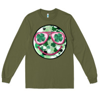 St Patrick's Smiley Long Sleeve Tee | Teevron