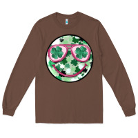 Chestnut st patrick's smiley Long Sleeve Tee - MaliasSmallBusiness