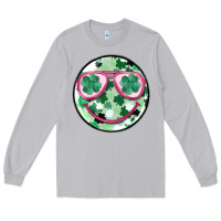 Moon Dust st patrick's smiley Long Sleeve Tee - MaliasSmallBusiness