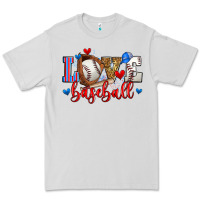 Dove Grey love baseball Premium Tee - Zillion Design Studio
