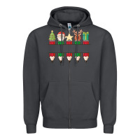 Smoke add your personalization christmas pencils Zipper Hoodie - MaliasSmallBusiness