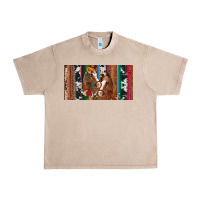 French Oak western horses gemstone horse cowhide leopard floral background licens Urban Heavy Tee - Artiststas