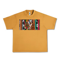 Peanut Butter western horses gemstone horse cowhide leopard floral background licens Urban Heavy Tee - Artiststas